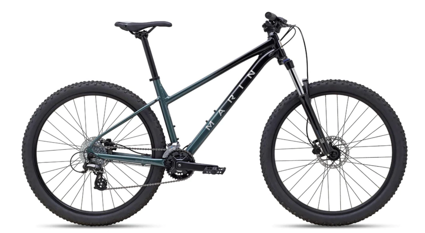 BICICLETA DE MONTAÑA PARA MUJER WILDCAT TRAIL 3 NEGRA 27.5" HARDTAIL  MARIN