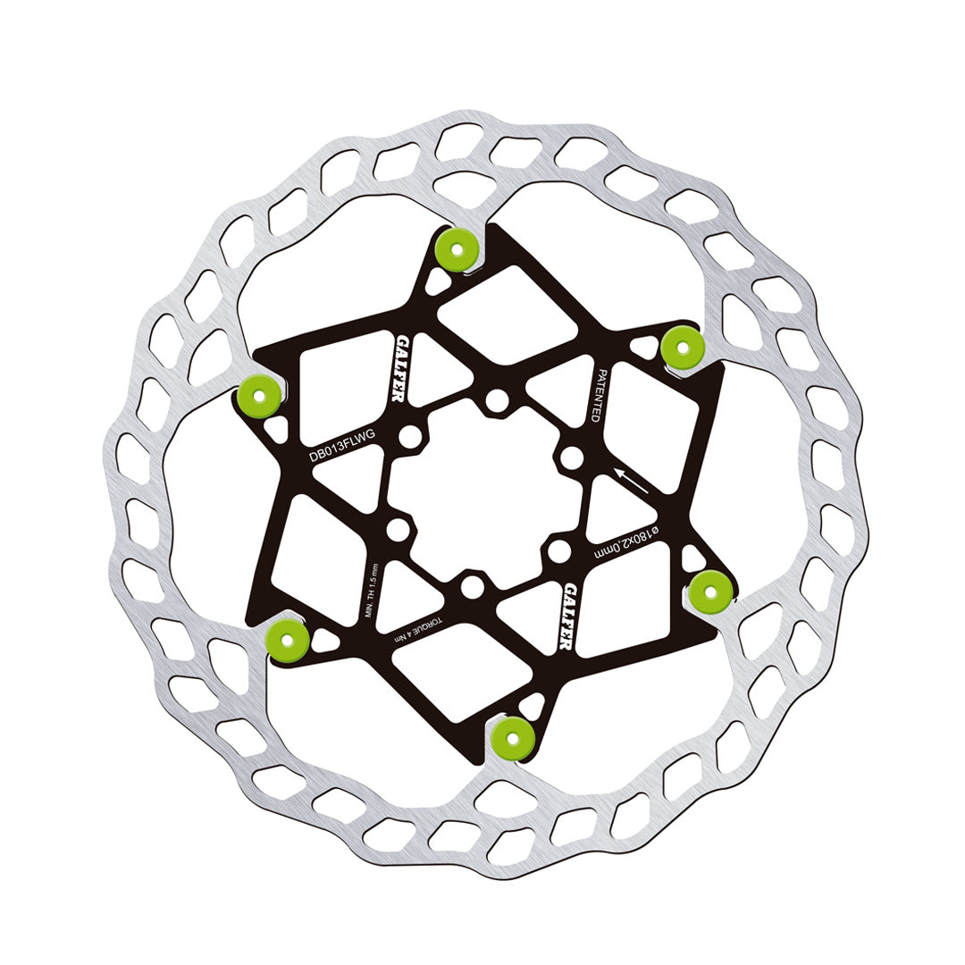 Rotor Galfer Wave Flotante 180mm Green Pins