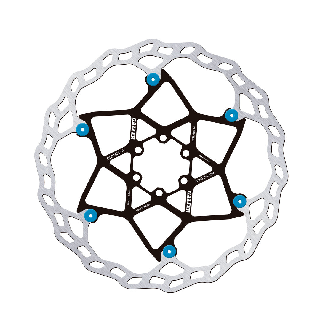 Rotor Galfer Wave Flotante 203mm Blue Pins