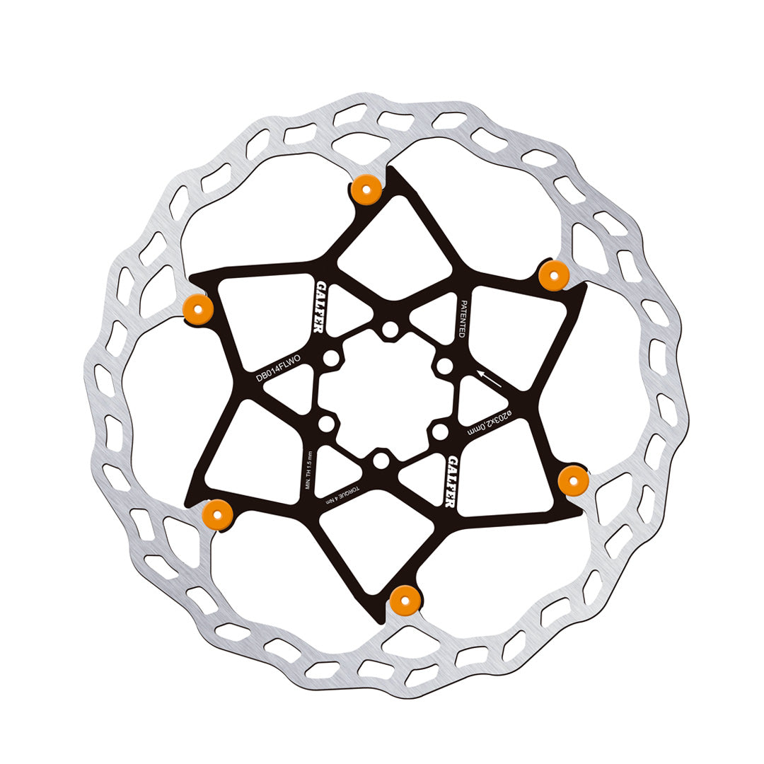 Rotor Galfer Wave Flotante 203mm Orange Pins