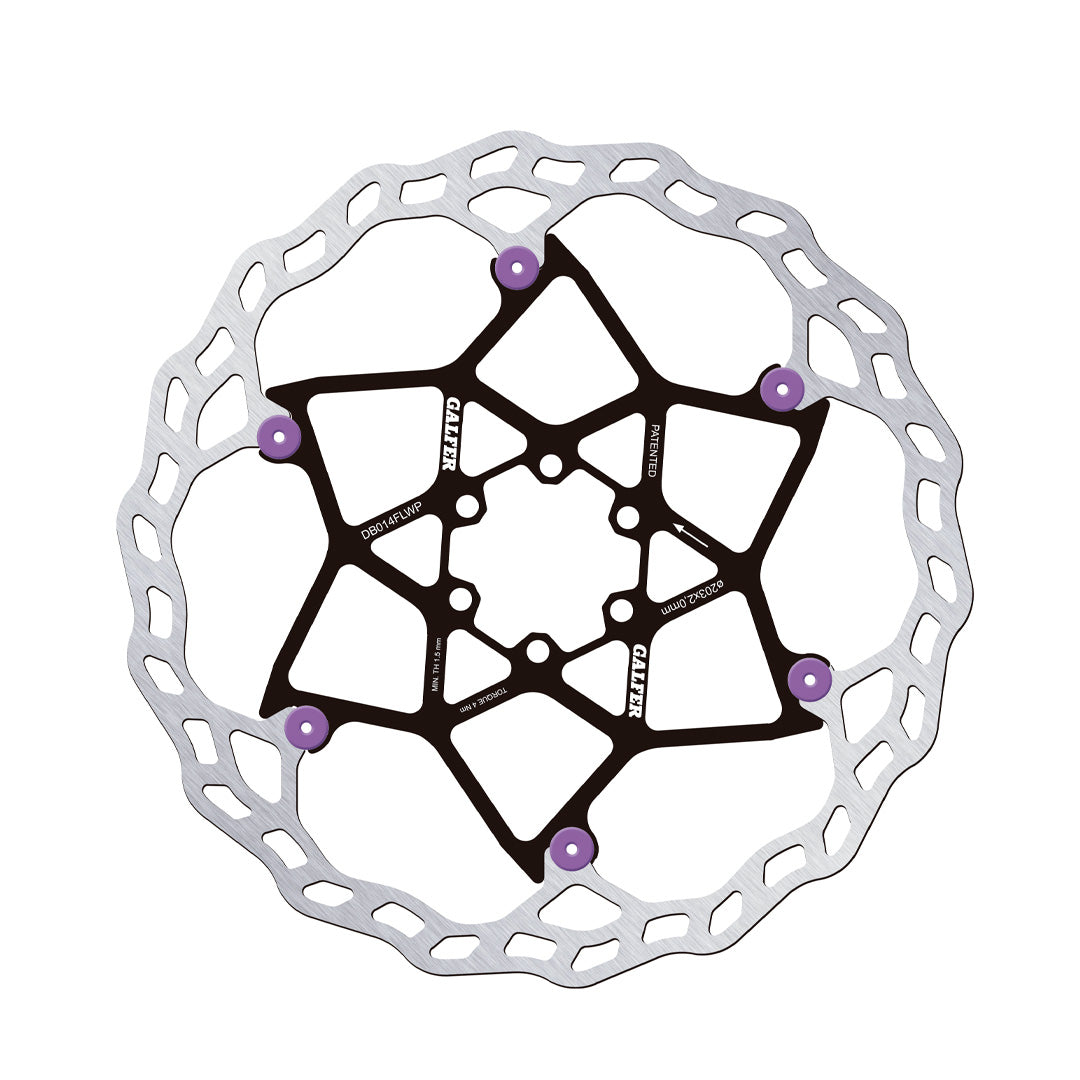 Rotor Galfer Wave Flotante 203mm Purple Pins
