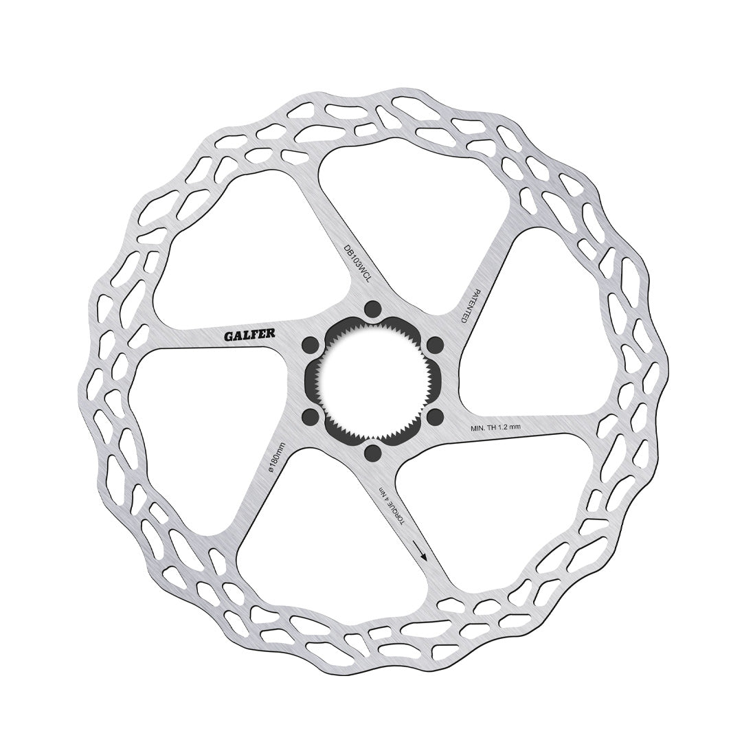 Rotor Galfer Wave Ruta Center Lock 180mm