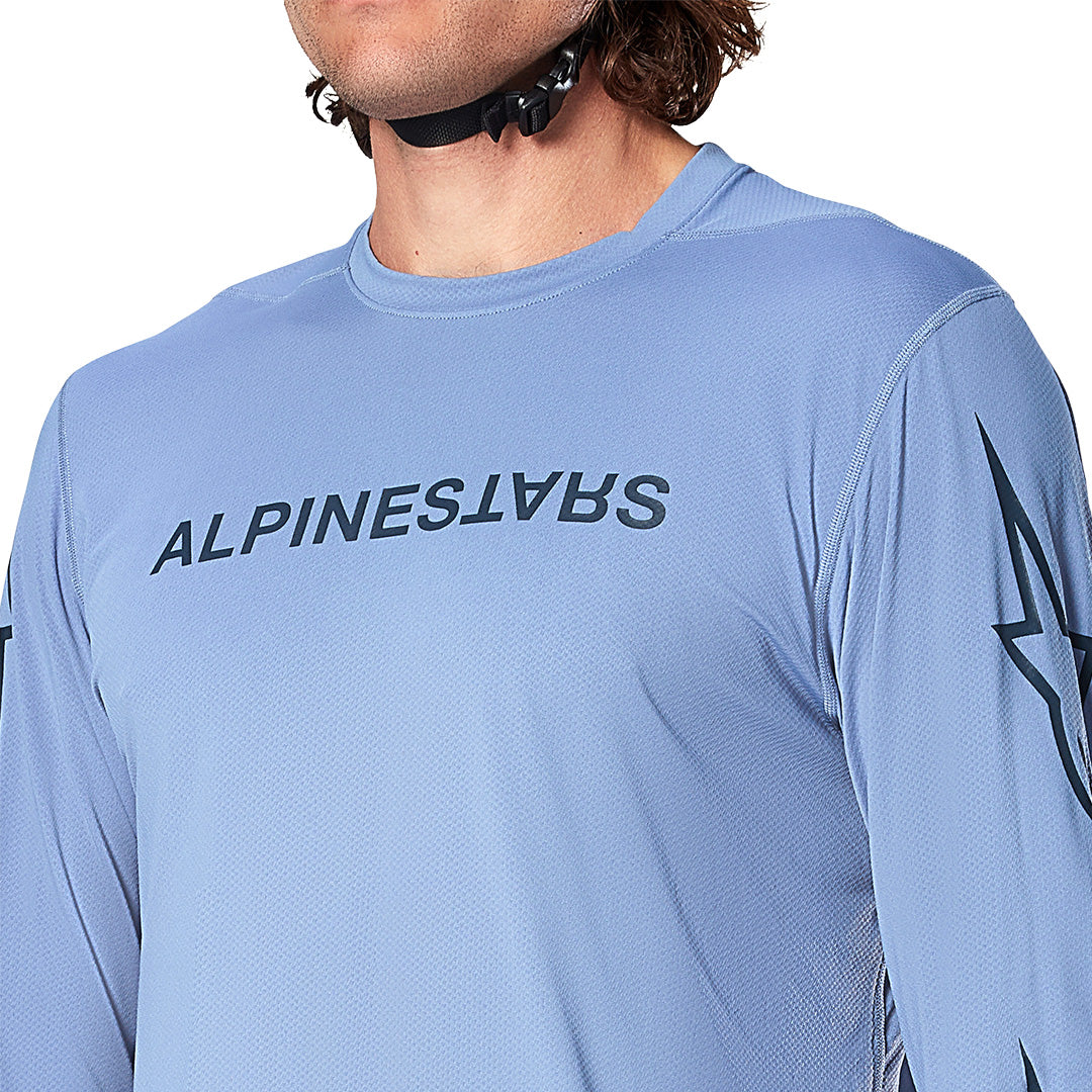 Jersey A-Dura Switch Azul Infinity - Manga Larga Alpinestars