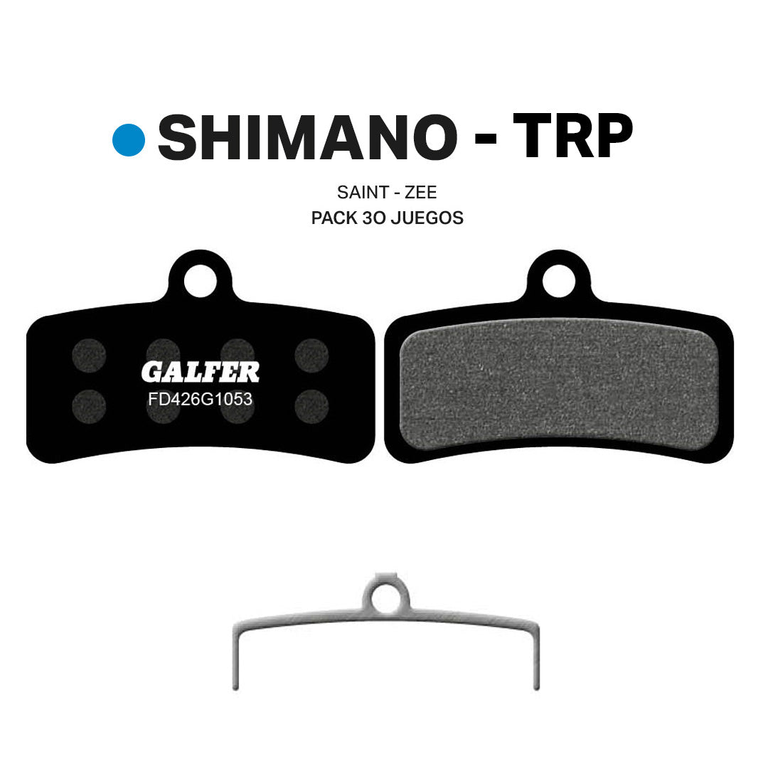 Pack Balatas Galfer Performance 30 juegos Shimano Saint Zee