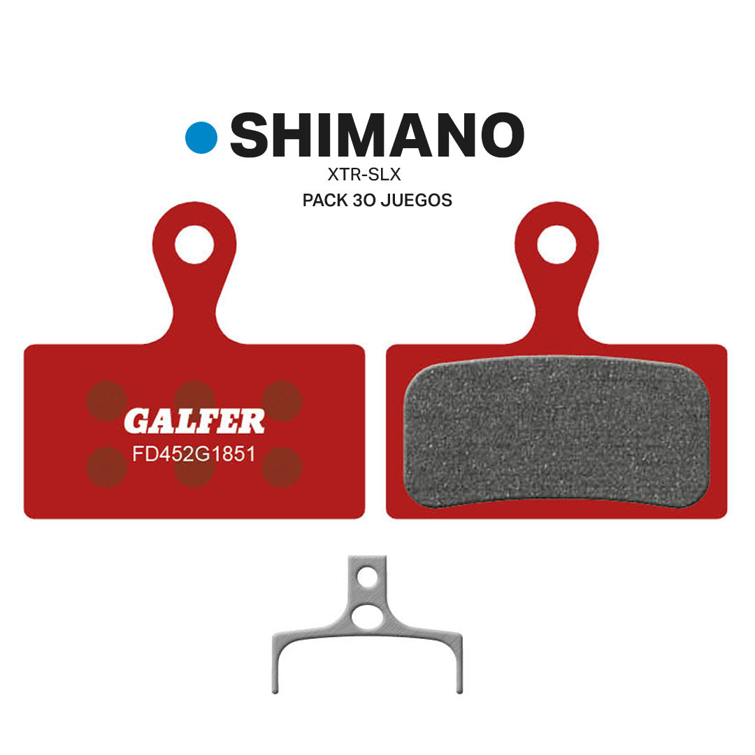 Pack Balatas Galfer Advanced 30 juegos Shimano XTR