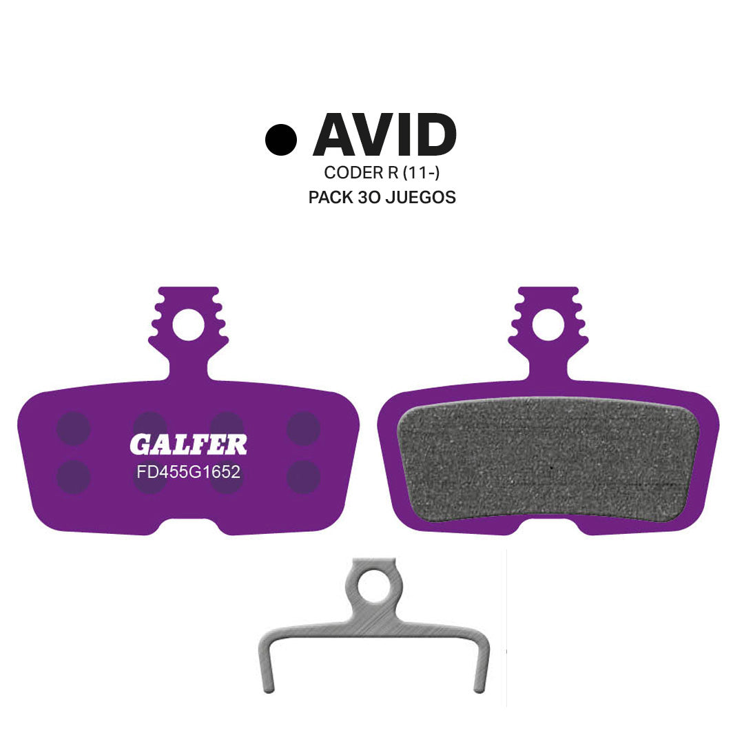 Pack Balatas Galfer E-Bike 30 juegos Avid Code R