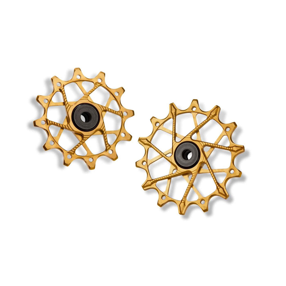 Poleas Garbaruk para SRAM 12T+14T (11/12 vel., jaula estándar)