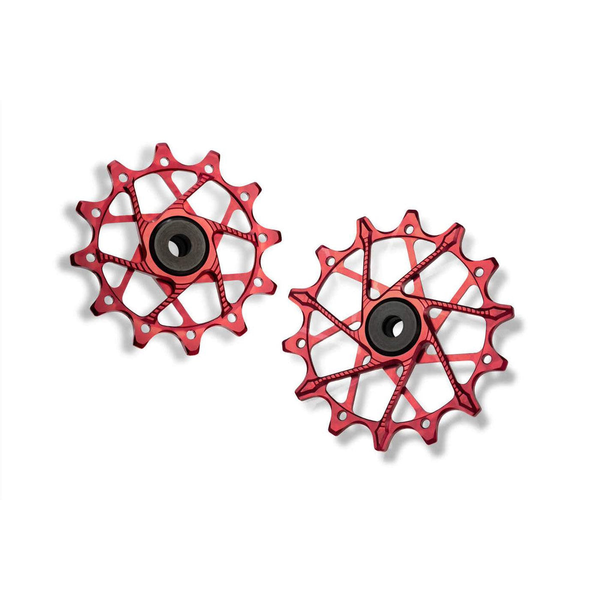 Poleas Garbaruk para SRAM 12T+14T (11/12 vel., jaula estándar)
