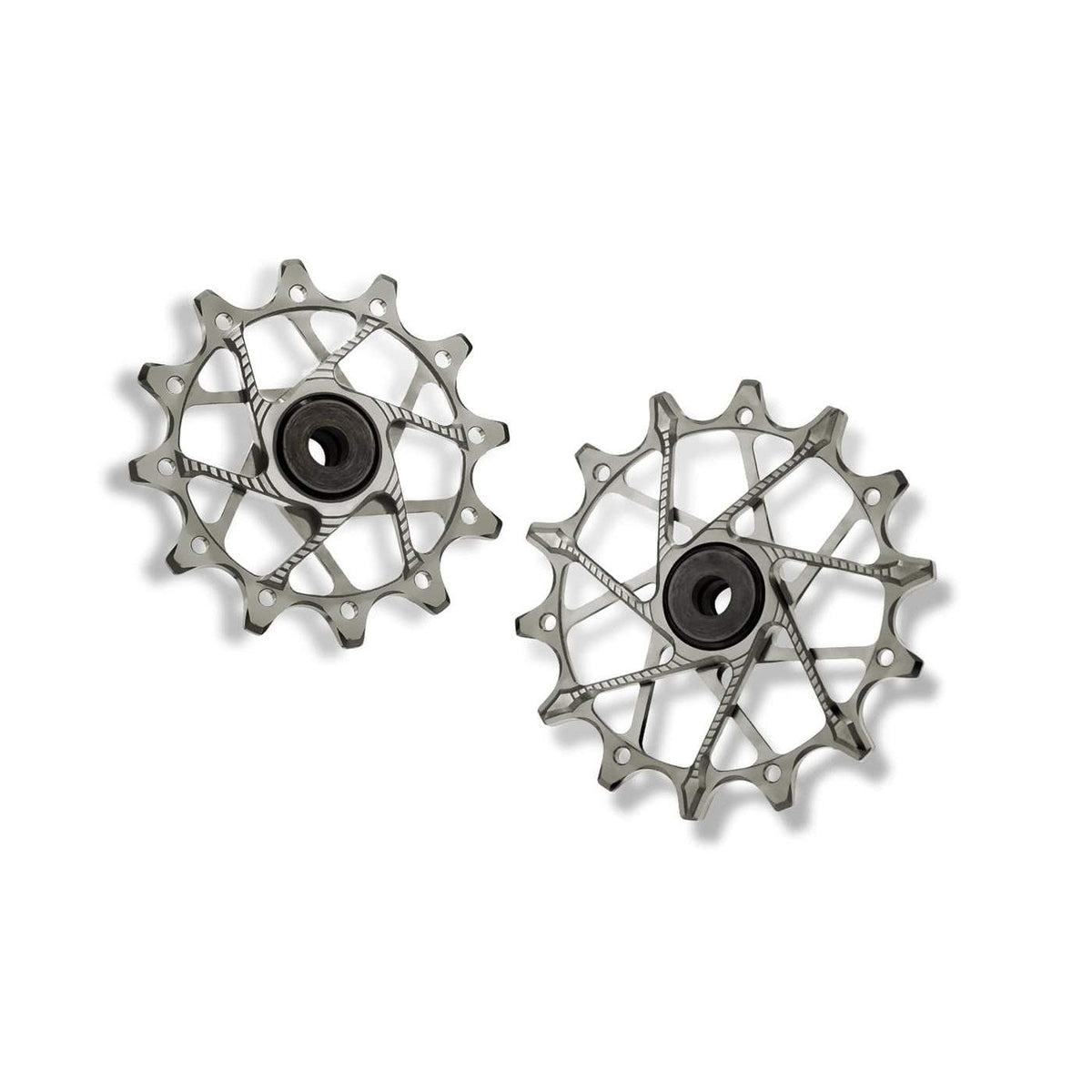Poleas Garbaruk para SRAM 12T+14T (11/12 vel., jaula estándar)