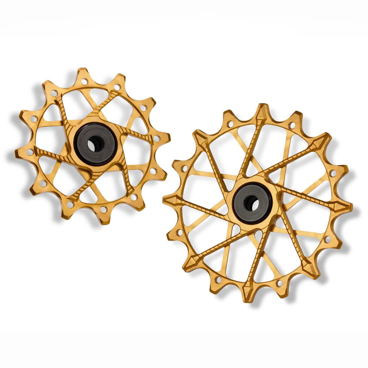 Poleas Garbaruk para SRAM 12T+16T (11/12 vel., jaula Garbaruk)