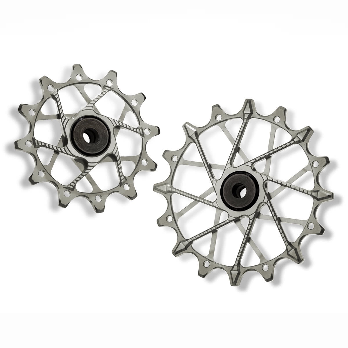 Poleas Garbaruk para SRAM 12T+16T (11/12 vel., jaula Garbaruk)