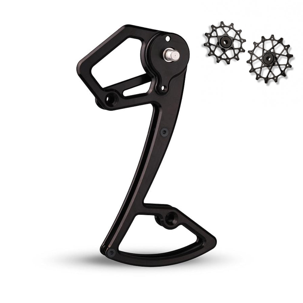 Jaula de Desviador + Poleas Garbaruk 14T+16T para Shimano 12 vel