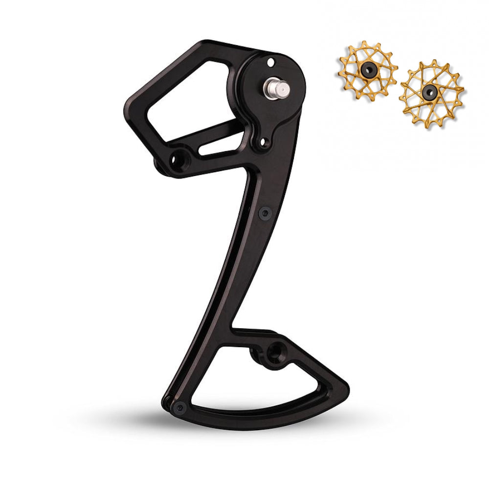 Jaula de Desviador + Poleas Garbaruk 14T+16T para Shimano 12 vel