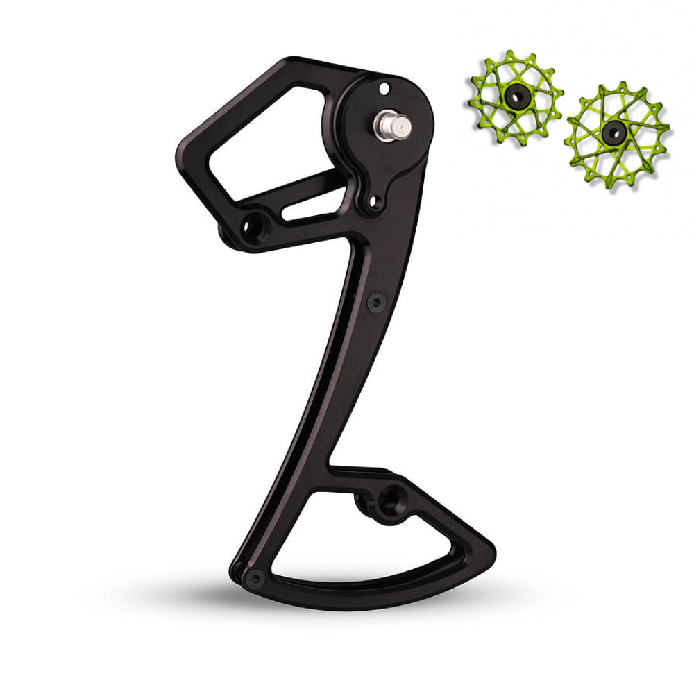 Jaula de Desviador + Poleas Garbaruk 14T+16T para Shimano 12 vel