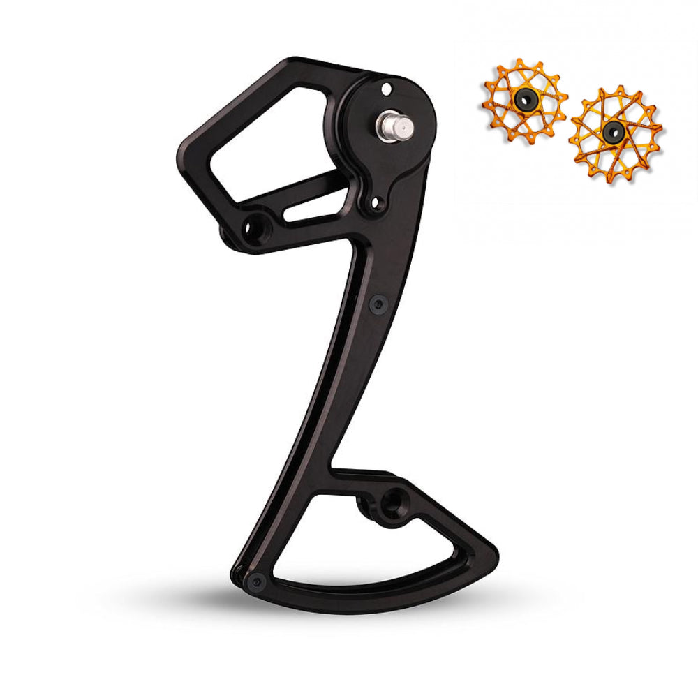 Jaula de Desviador + Poleas Garbaruk 14T+16T para Shimano 12 vel