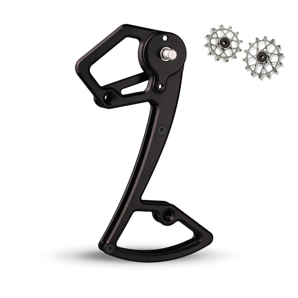 Jaula de Desviador + Poleas Garbaruk 14T+16T para Shimano 12 vel