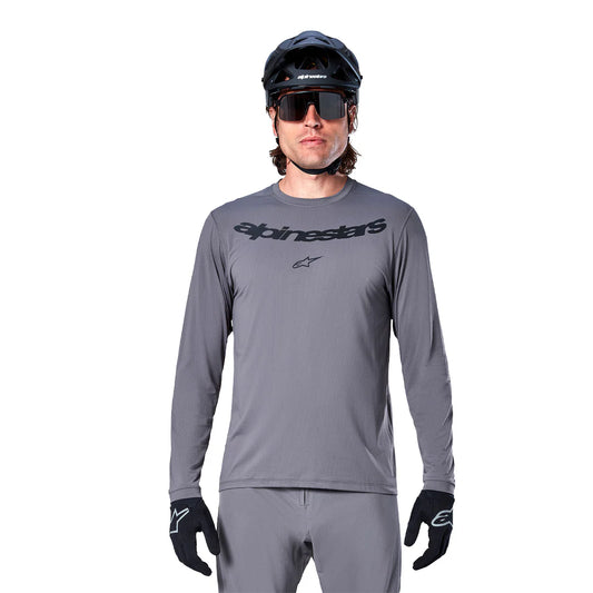 Jersey A-Dura Rocker Gris Oscuro - Manga Larga Alpinestars