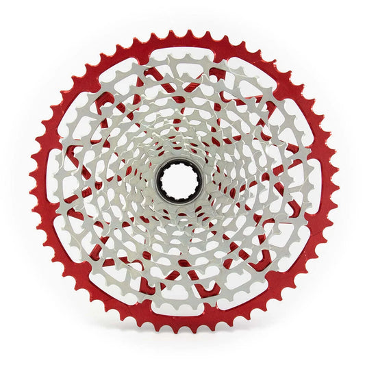 Cassette Garbaruk 12S (SRAM XD) 10-52T rojo