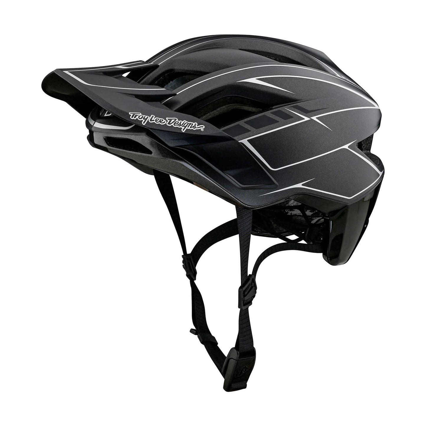 Casco Flowline Se Helmet Pinstripe Charcoal / Black Troy lee