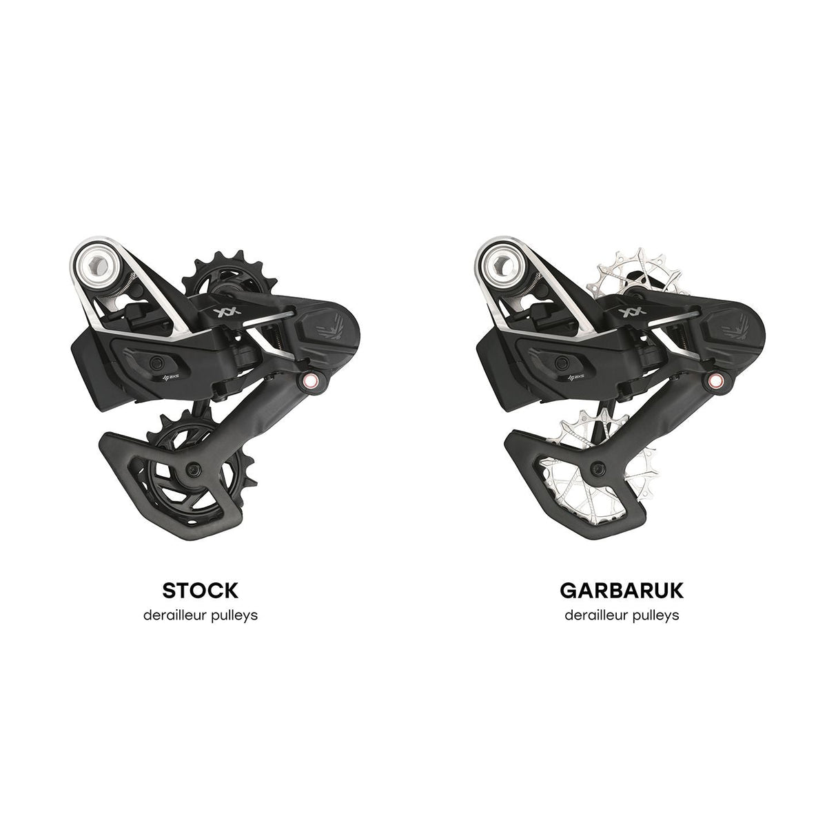 Poleas Garbaruk para SRAM Eagle Transmission 14T+16T (jaula original)
