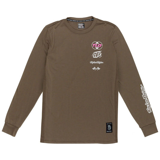Playera manga larga para MTB Skyline Ride; Worldwide Caper