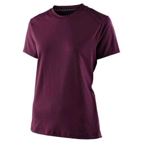 Jersey para mujer Troy Lee Designs Lilium MTB Manga Corta Solid Deep Fig