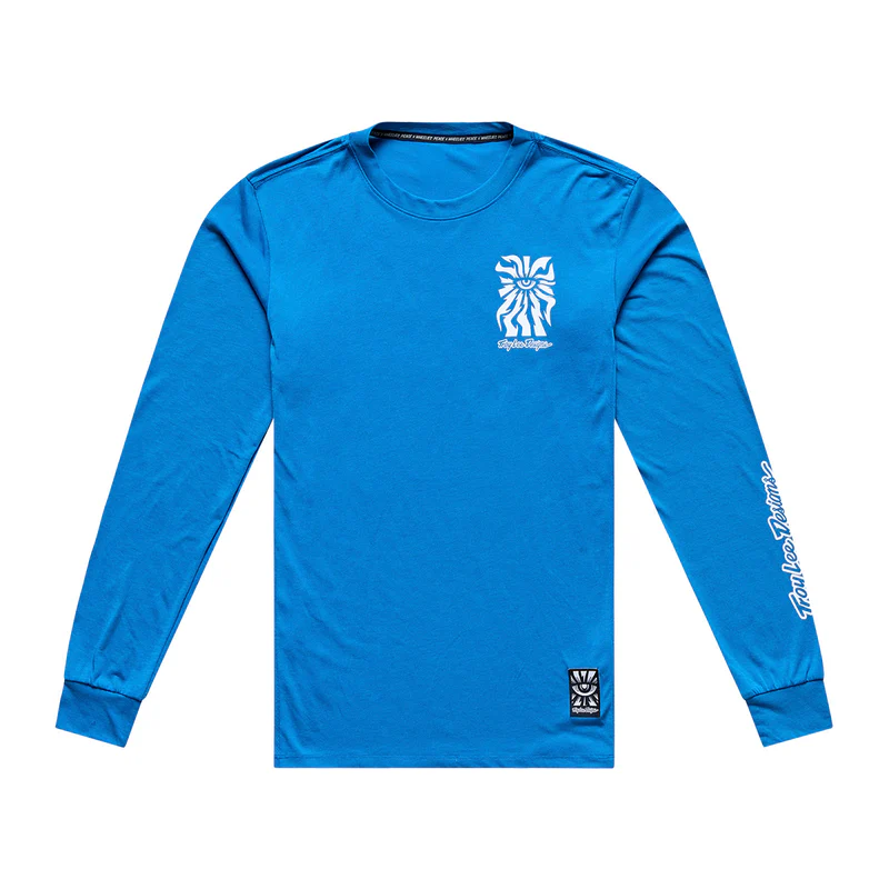 Playera manga larga para MTB Skyline Ride; One Eye Aero Blue