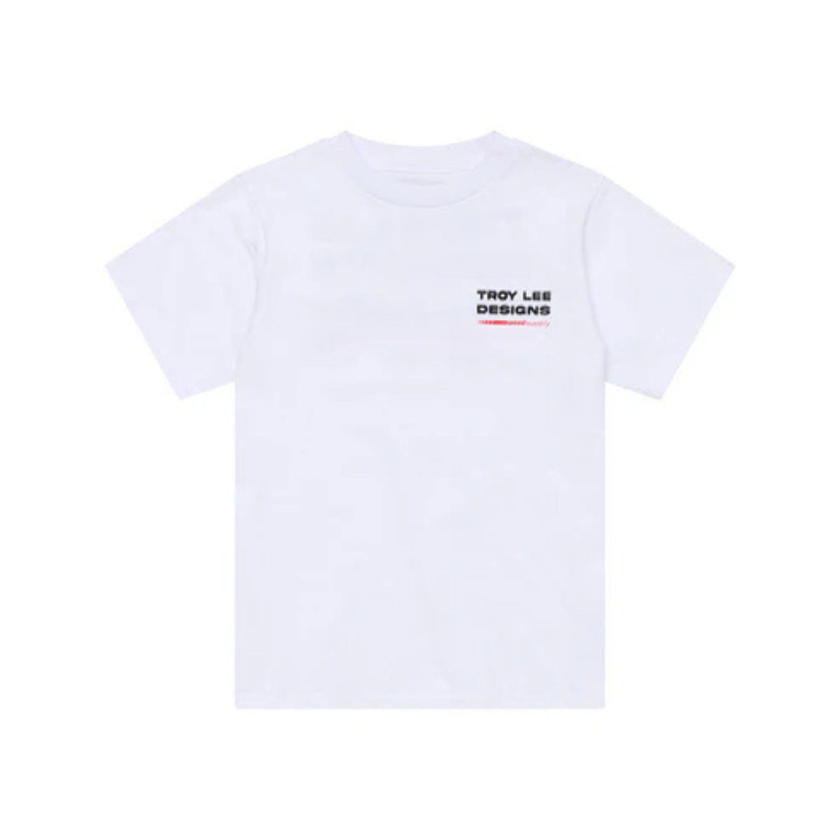 Playera Manga Corta para niño Troy Lee Designs Factory White
