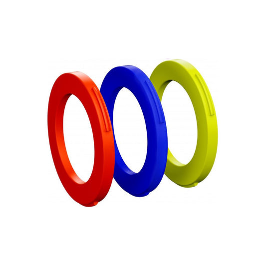 MAGURA Anillos para caliper 2 pistones (azul, rojo neon, amarillo neon) 6 piezas