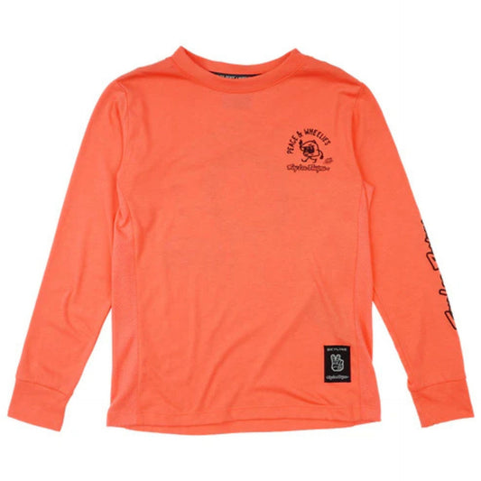 Camiseta para niño Manga Larga Skyline Ride Troy Lee Designs P&W Melon