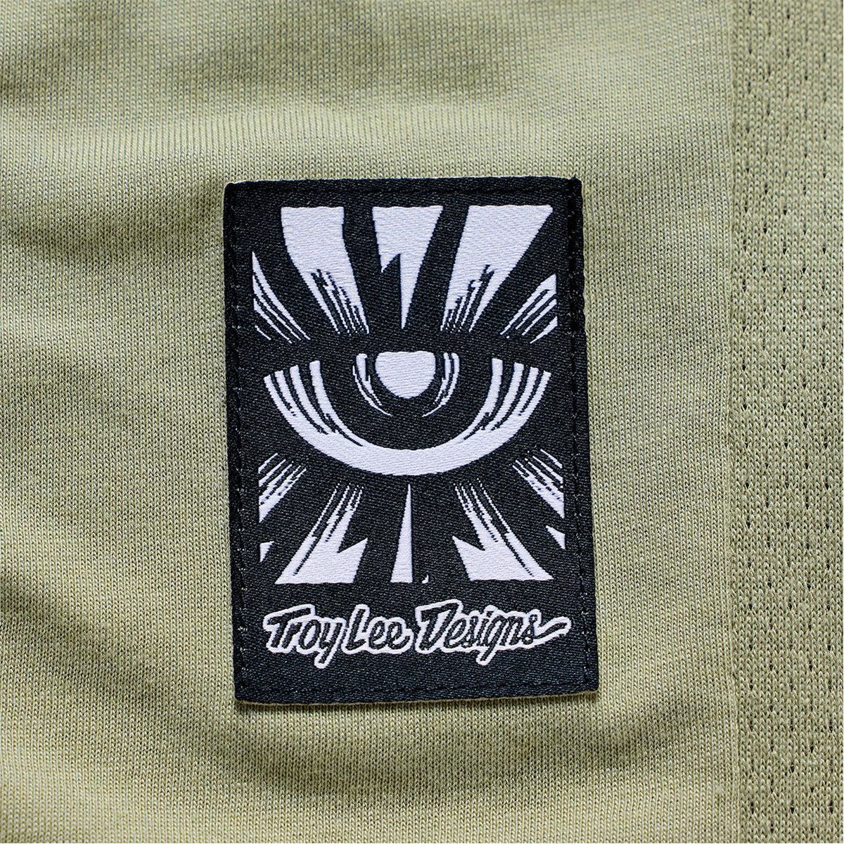 Playera manga larga para MTB Skyline Ride; Stamps Sage