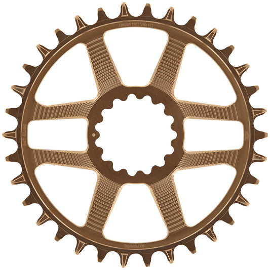 Plato e*thirteen Helix R Guidering Direct Mount 28T 52/55mm Flip Flop Bronze