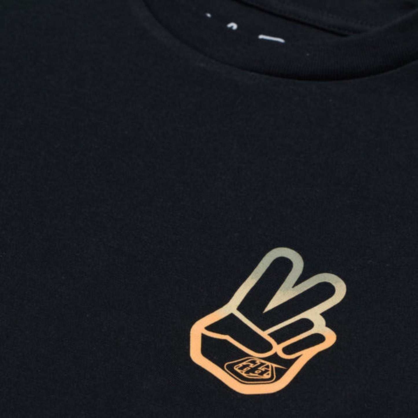 Playera Manga Corta para niño Troy Lee Designs Peace Out Black