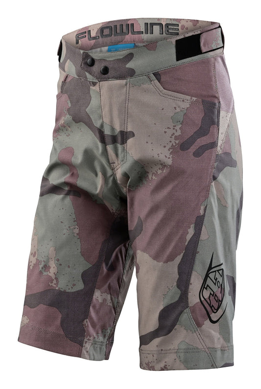 Shorts para niño Troy Lee Designs Flowline Shell Camo Woodland