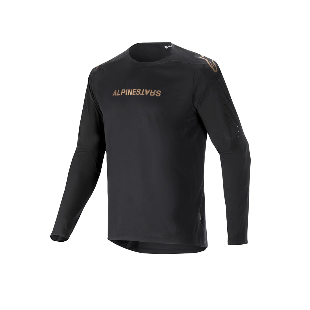 Jersey A-Aria Polartec Switch Negro - Manga Larga Alpinestars