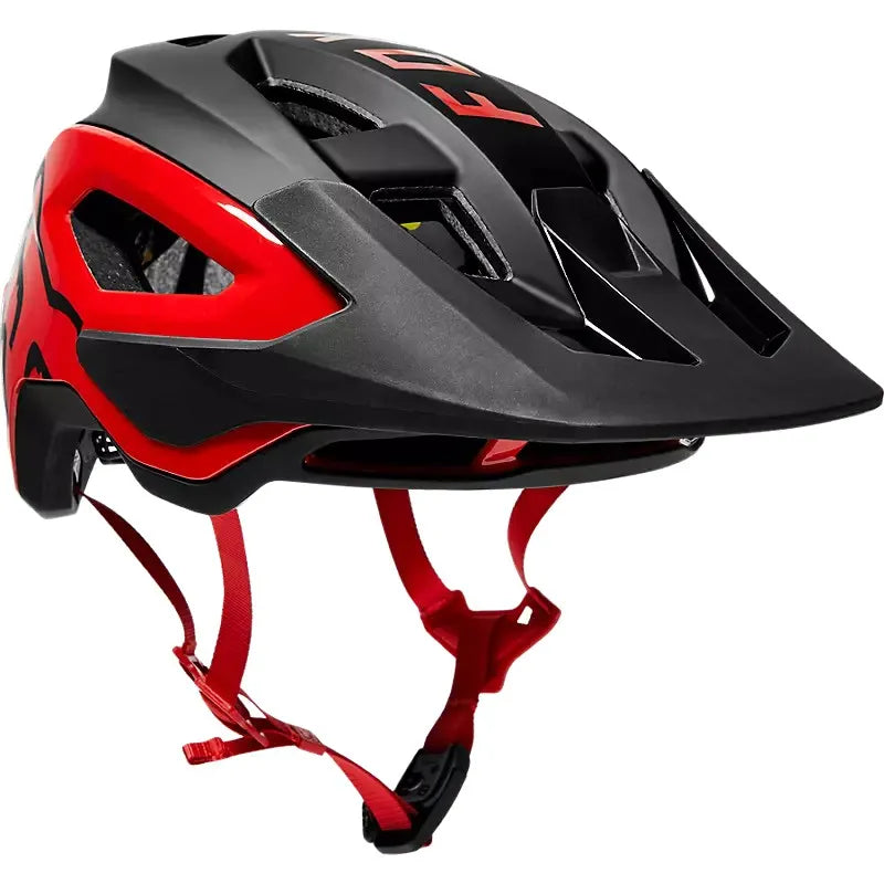 Casco Fox Speedframe Pro Blocked Negro Rojo