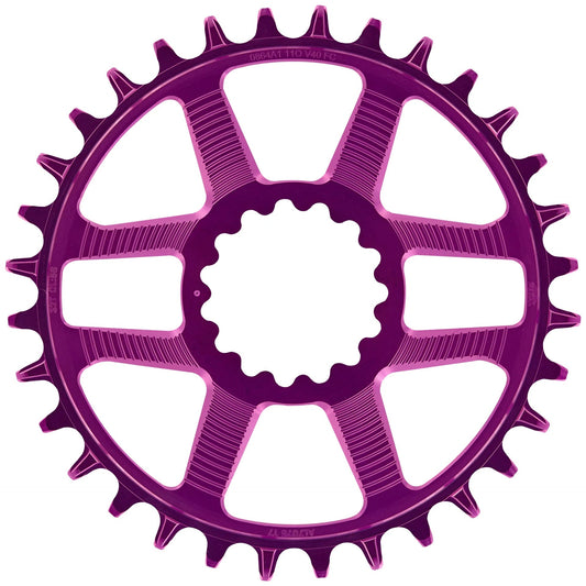 Plato e*thirteen Helix R Guidering Direct Mount 28T 52/55mm Flip Flop Eggplant