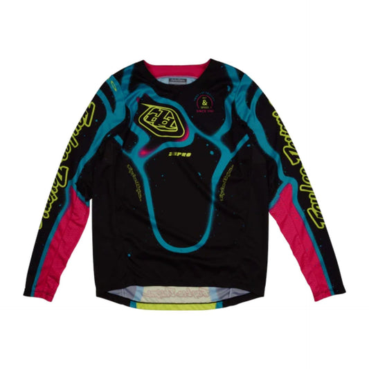 Jersey juvenil Troy Lee Designs GP Pro; Membrane Black / Glo Yellow