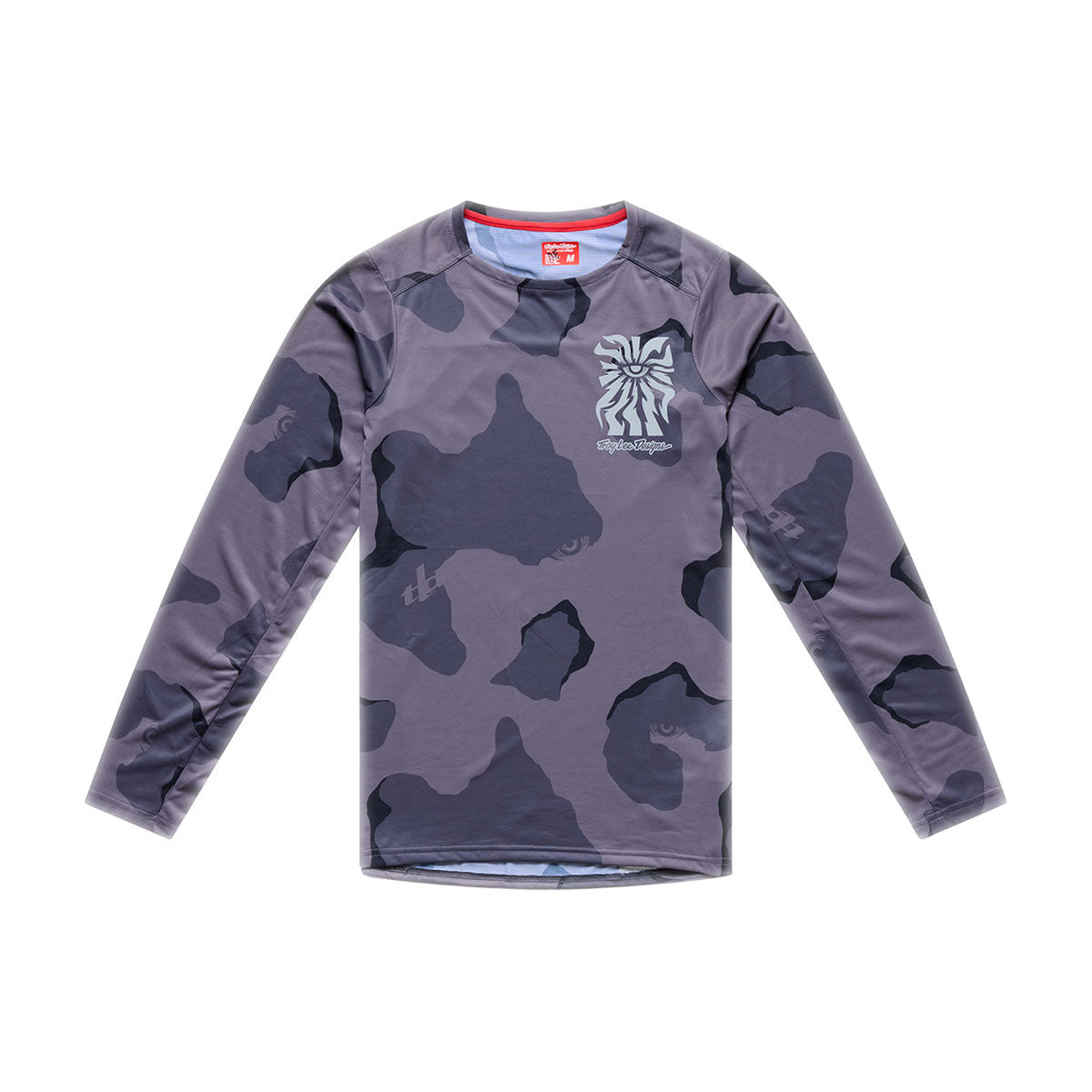 Jersey manga larga para MTB Skyline Pro; Flow Camo Carbon
