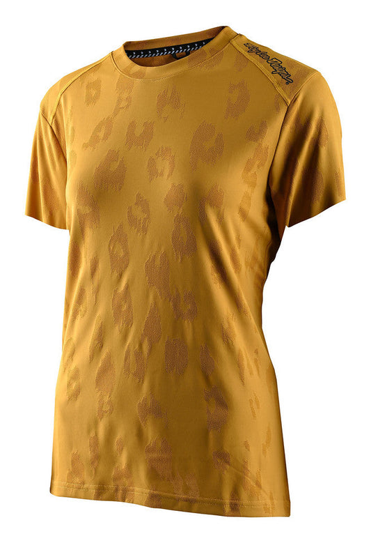 Jersey para mujer Troy Lee Designs Lilium manga corta MTB Jacquard Honey