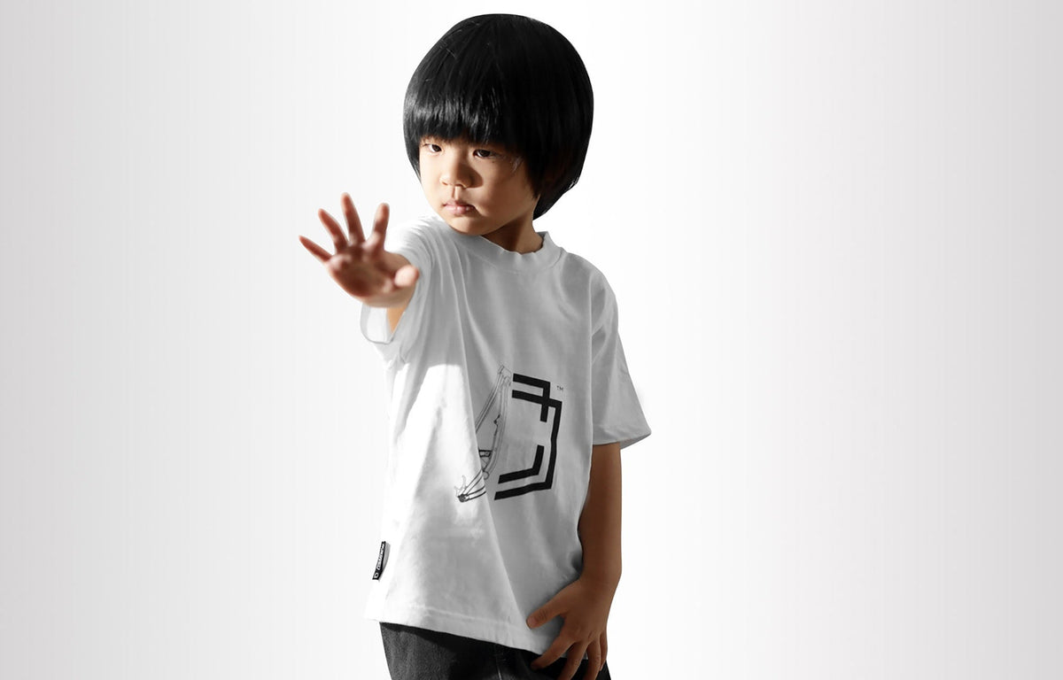 Camiseta Commencal Kids Frame Ecru