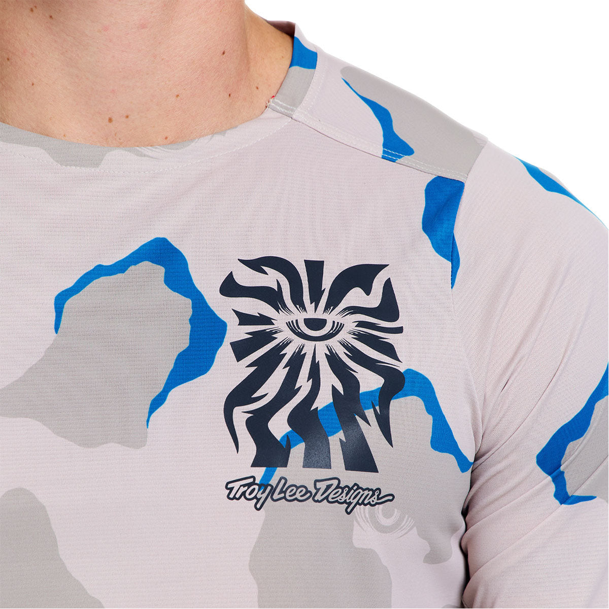 Jersey manga larga para MTB Skyline Pro; Flow Camo Pumice