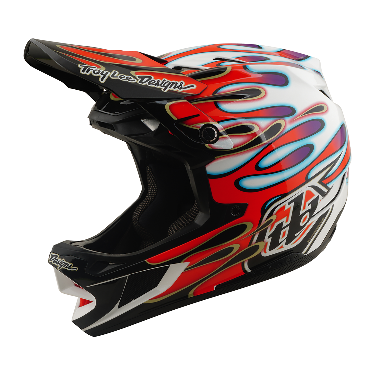 Casco para MTB D4 Composite Overspray White / Red