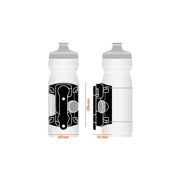 FIDLOCK TWIST SET conector uni con sistema BOA + base para bicicleta