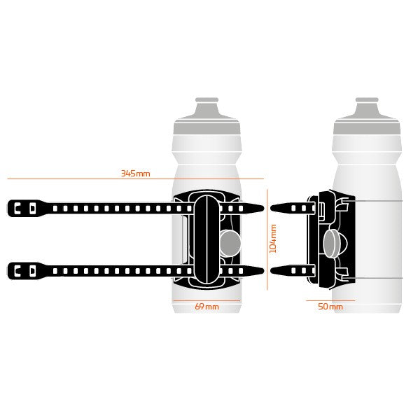 FIDLOCK TWIST SET conector uni con sistema BOA + uni base