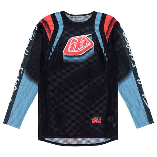 Jersey Troy Lee Designs Se Pro Air Swarm Black / Poke