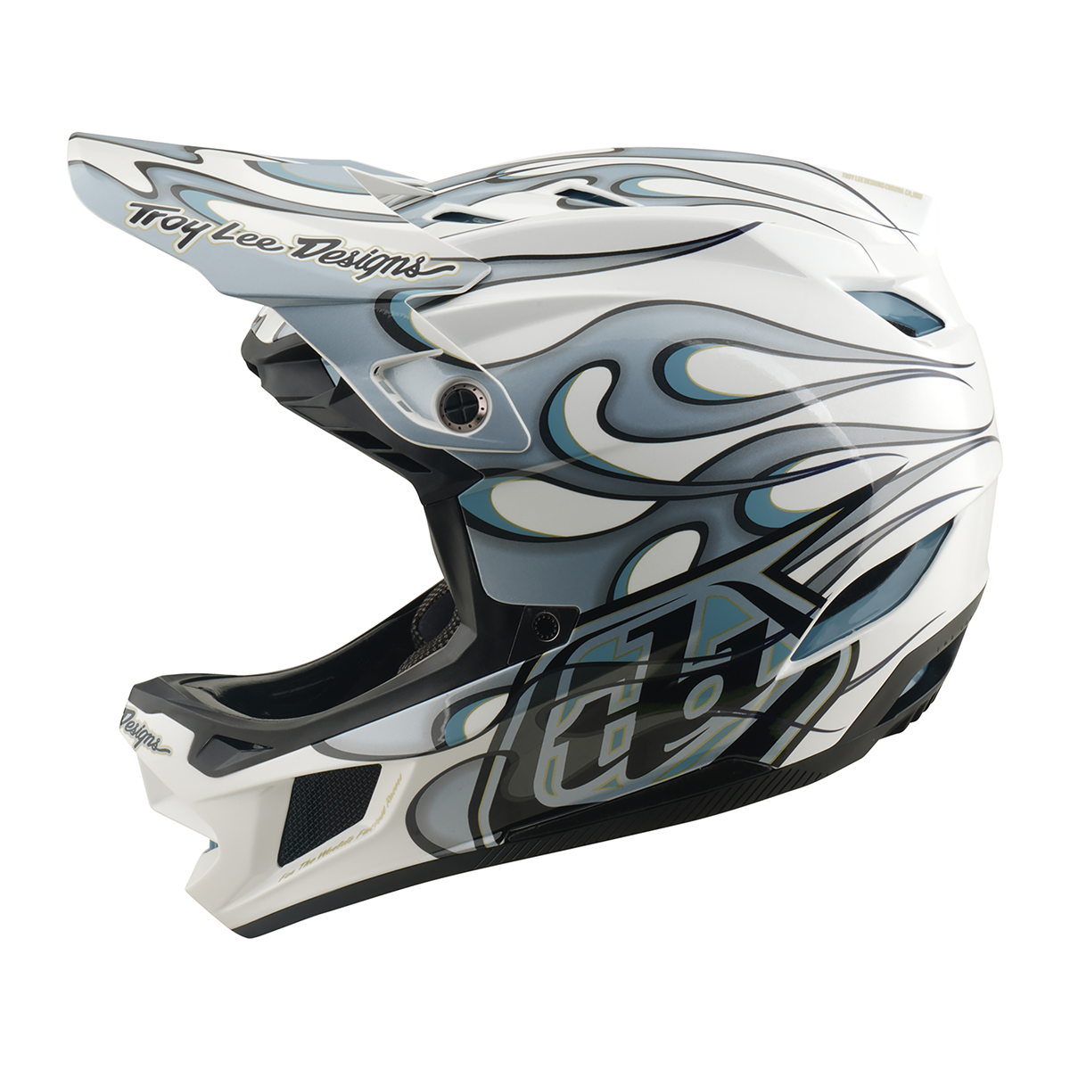 Casco para MTB D4 Composite Torched White / Silver
