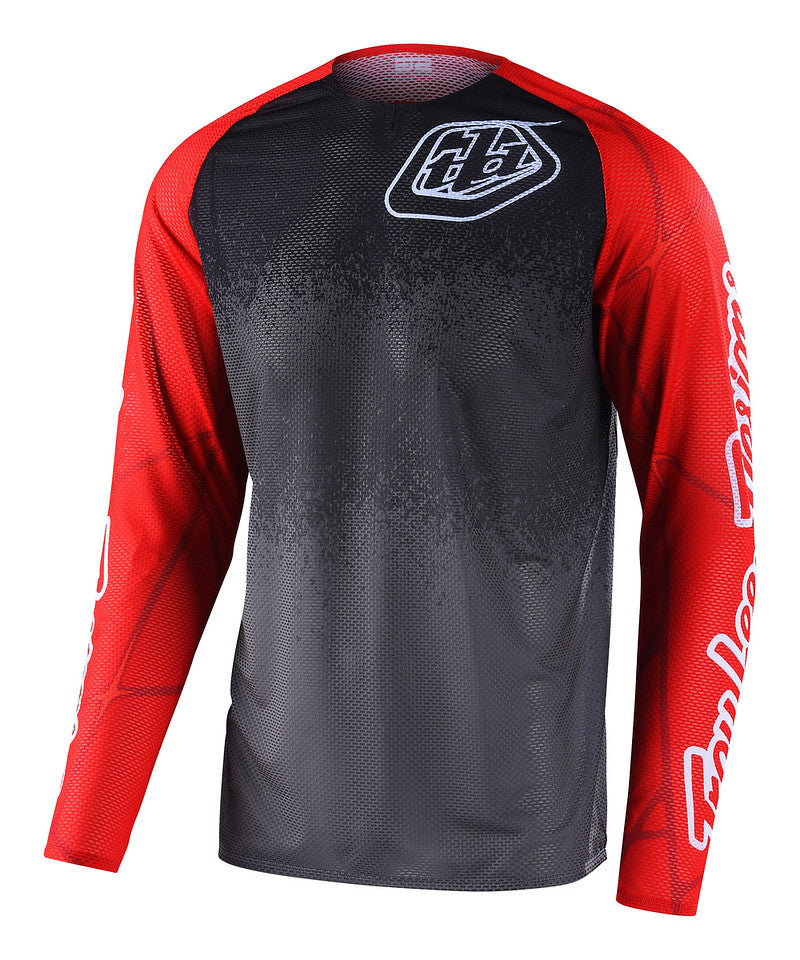 Jersey Troy Lee Designs Se Pro Moto Air Moto Webstar Black / Gray