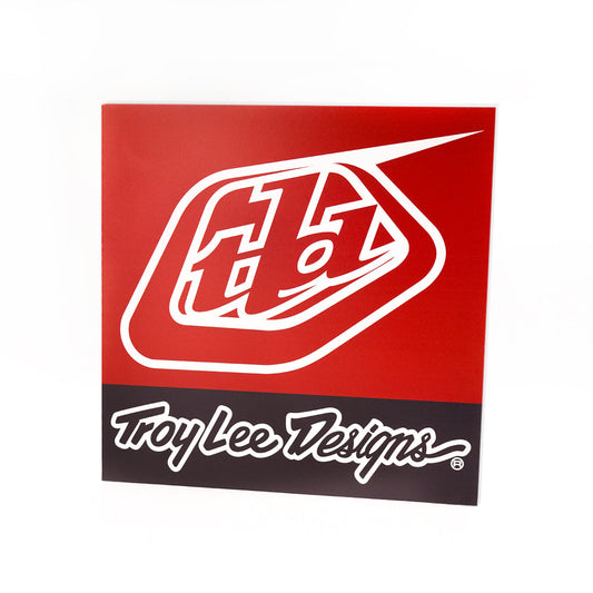 Letrero Troy Lee Designs Shield Signature Red / Black