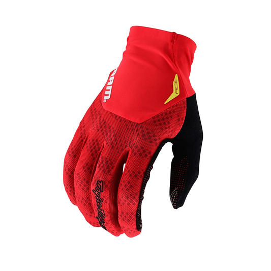 Guantes Troy Lee Designs Ace Sram Shifted Fiery Red